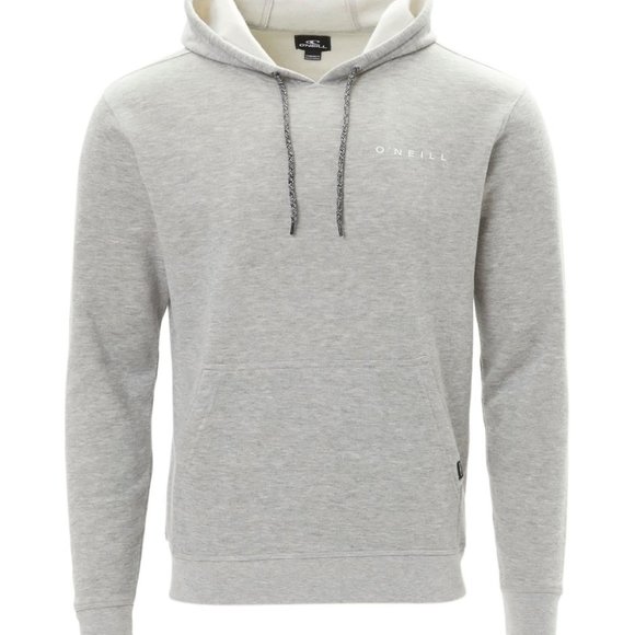 NWT O'Neill Heather Gray Logo Men's Stryper Pullover Hoodie - Picture 1 of 3